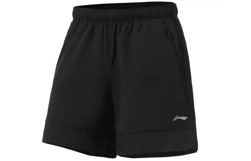 Li Ning Running Collection Casual Shorts Men's Black Moderate