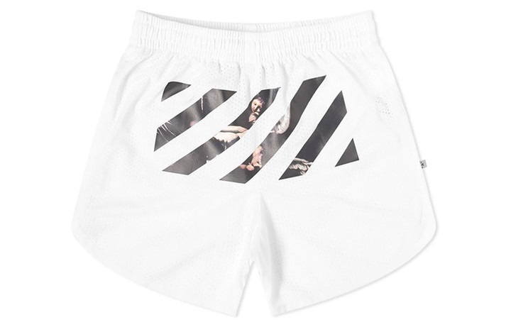 Мужские шорты OFF-WHITE SS20 (белые)