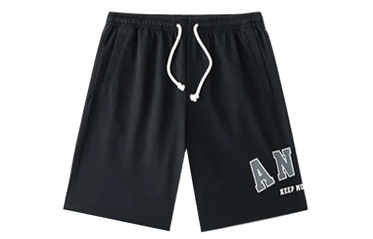 ANTA Casual Shorts Men's Black Moderate