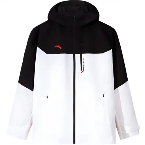 Anta Variety Training Collection Trench Coat Men's Basic Black/Pure White