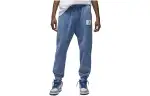 Nike Casual Pants Men's Blue Moderate Straight Fit Pants