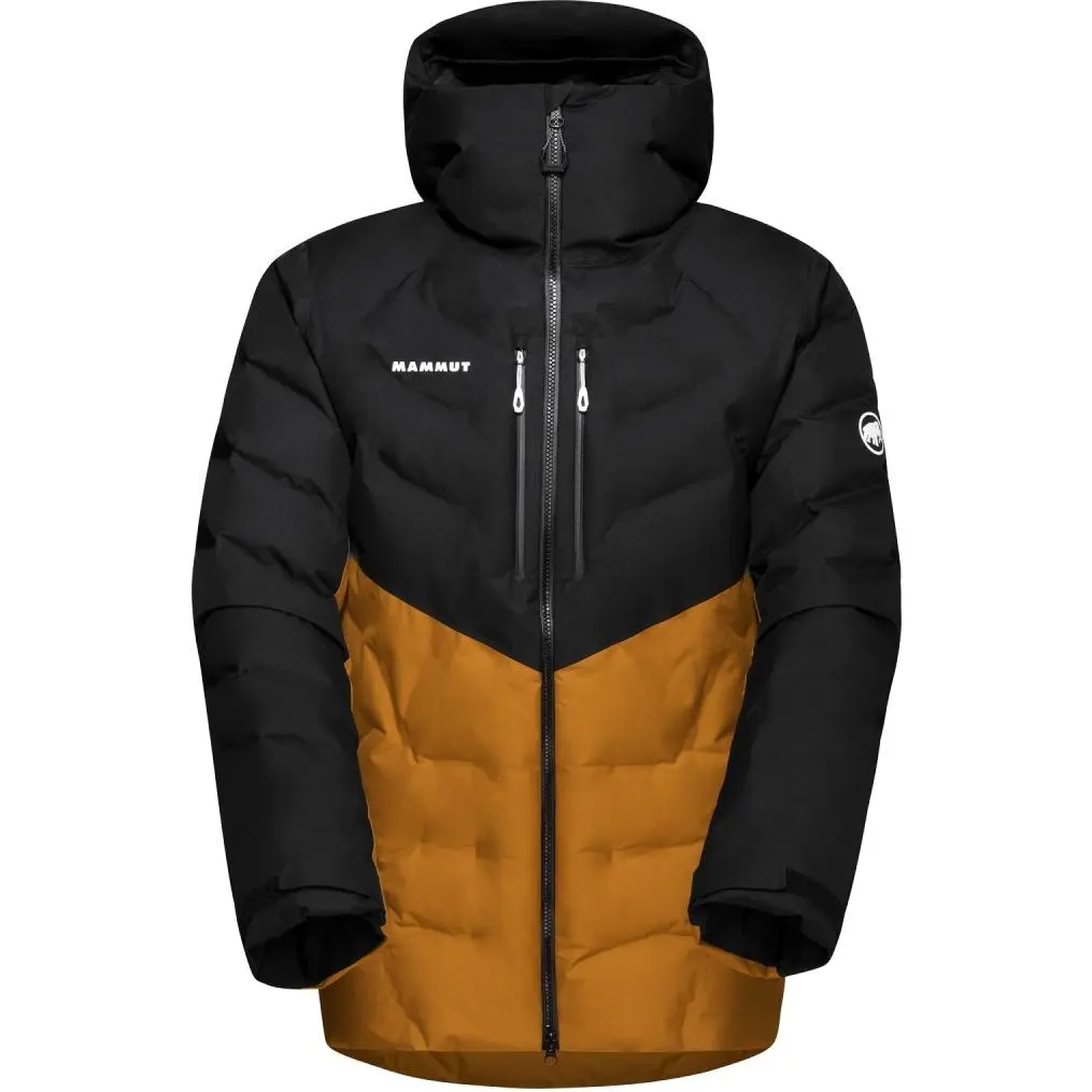 MAMMUT Photics Ski HS Thermo Hooded Jkt Ski Down Jacket Men's Down Jackets & Coats Men's Brown/Black