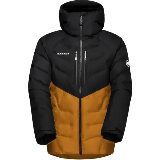 MAMMUT Photics Ski HS Thermo Hooded Jkt Ski Down Jacket Men's Down Jackets & Coats Men's Brown/Black