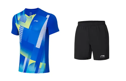 Li Ning Badminton Jersey Set Men's