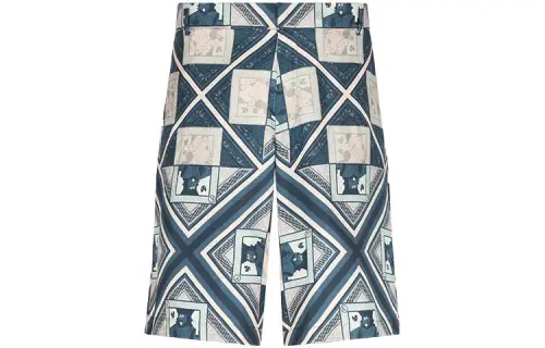 DIOR Quarterly New Products Casual Shorts Men's Blue Moderate