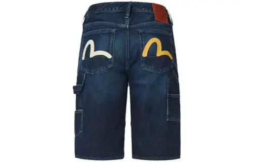 EVISU Denim Shorts Men's Blue Moderate