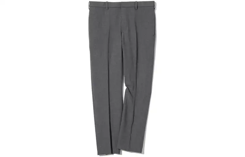 UNIQLO Casual Pants Men's Lead Gray Moderate Straight Fit Pants