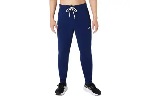 ASICS Casual Pants Men's Blue Moderate Slim Fit Pants