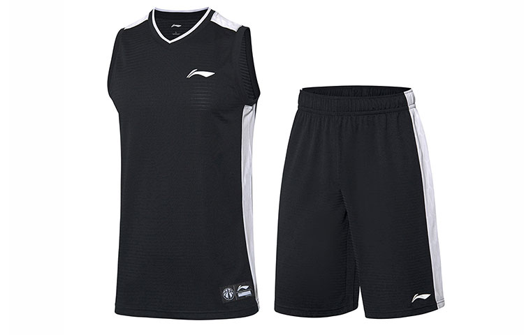 Li Ning Casual Sportswear Men’s Black V Neck Moderate