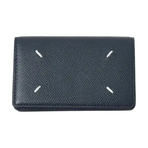 Maison Margiela Cow Leather Wallet Women's Marine Blue