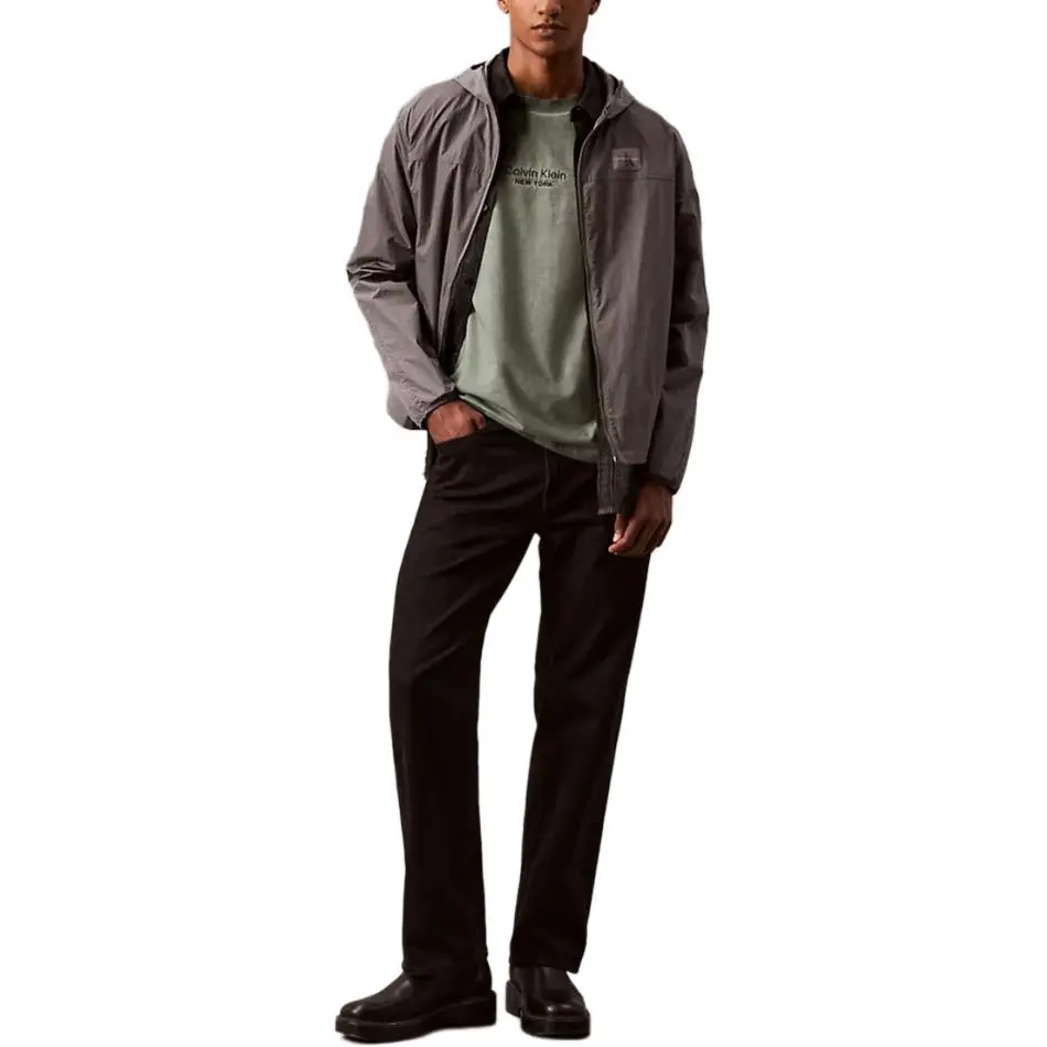 CALVIN KLEIN Jackets & Coats Men's Gray Purple