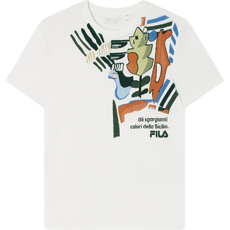Мужская футболка Fila (молочная)