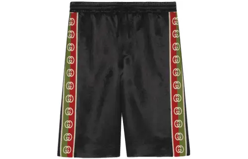 GUCCI Casual Shorts Men's Black Moderate