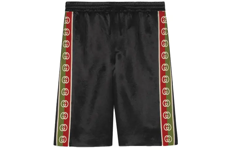 GUCCI Casual Shorts Men's Black Moderate