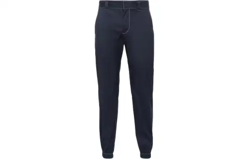 PRADA Casual Pants Men's Blue Moderate Cuffed Pants