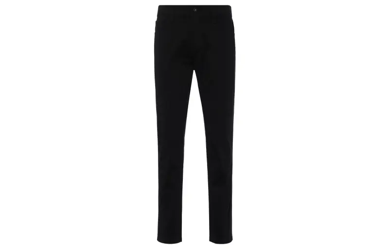 UNIQLO Casual Pants Men's Black Moderate Straight Fit Pants