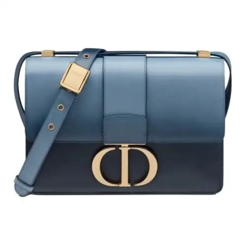 DIOR Cow Leather Handbag, Crossbody Bag, Shoulder Bag Women's Indigo