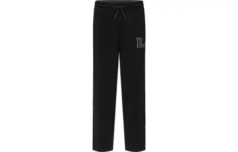 Reebok Casual Pants Unisex Black Moderate Straight Fit Pants
