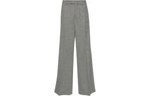 Vetements Prince of Wales wide-leg trousers