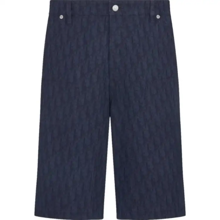 DIOR FW22 Cargo Shorts Men's Marine Blue