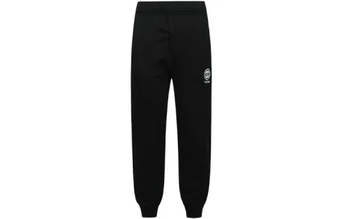 EVISU Casual Pants Men's Black Moderate Cuffed Pants