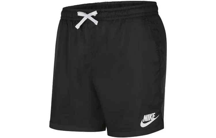 Nike Casual Shorts Men's Black Moderate Straight Fit Pants