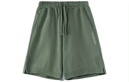 Li Ning CF Tracing Casual Shorts Men's Gray Green