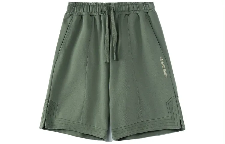 Li Ning CF Tracing Casual Shorts Men's Gray Green