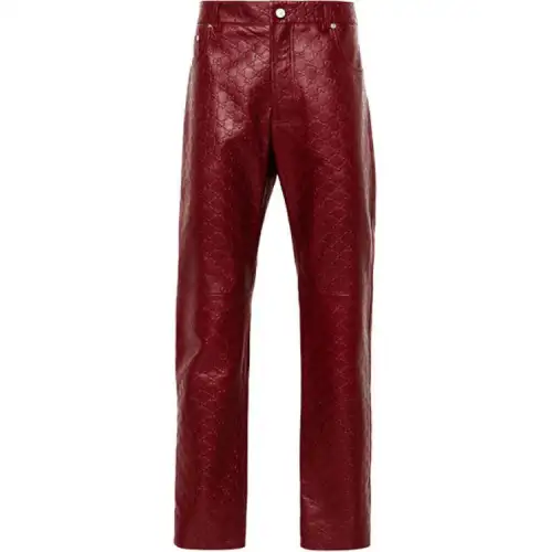 GUCCI Gg Supreme-debossed Trousers