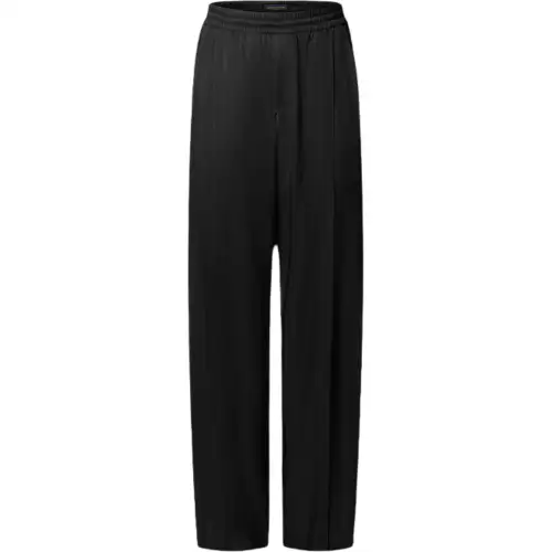 LOUIS VUITTON Bead Embellished Silk Pajama Pants