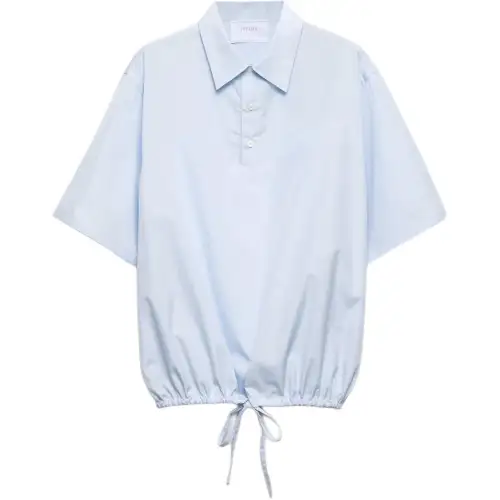 PRADA Short sleeved Cotton Polo Shirt