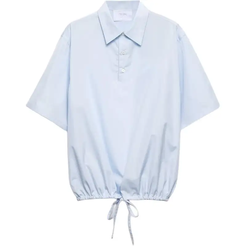 PRADA Short sleeved Cotton Polo Shirt