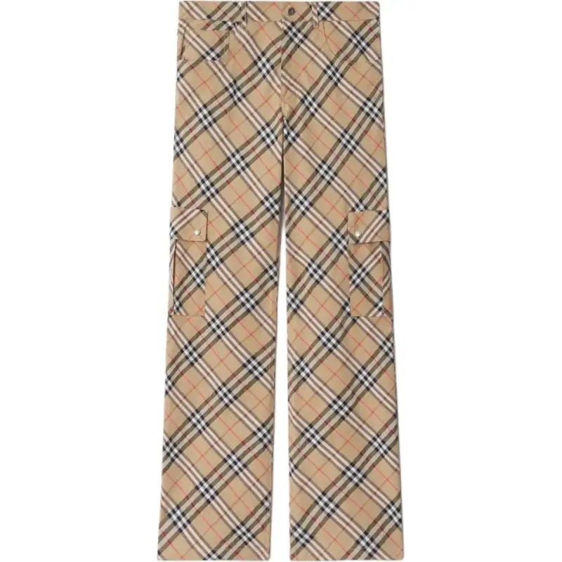 Burberry checked cargo pants