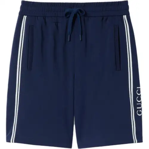 GUCCI Casual Shorts Men's Blue Moderate