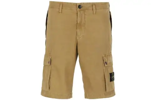 STONE ISLAND Cargo Shorts Men's Brown Moderate