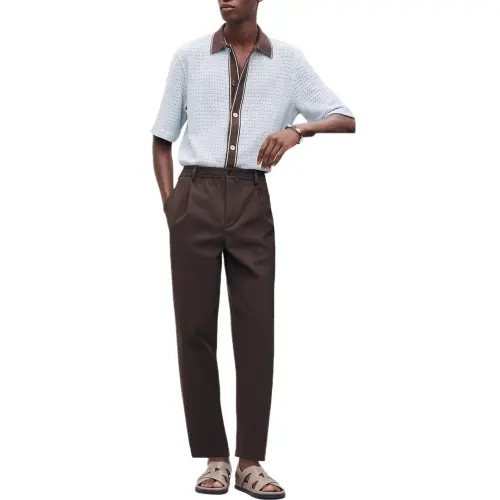 HERMES Casual Pants Men's Brown