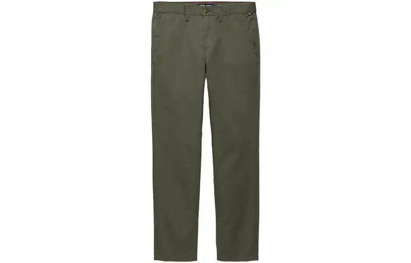 Vans Casual Pants Unisex Green Moderate Straight Fit Pants