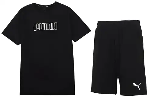 PUMA Casual Sportswear Men's Black+Black