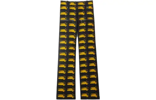 Burberry Duck-print wool trousers