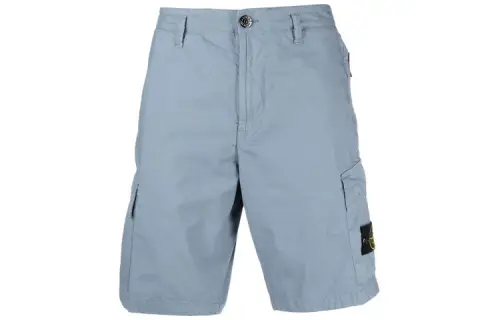 STONE ISLAND Cargo Shorts Men's Blue Moderate