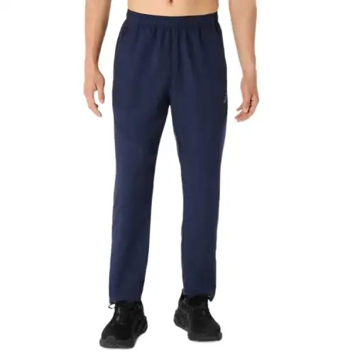 ASICS Casual Pants Men's Blue Moderate Straight Fit Pants