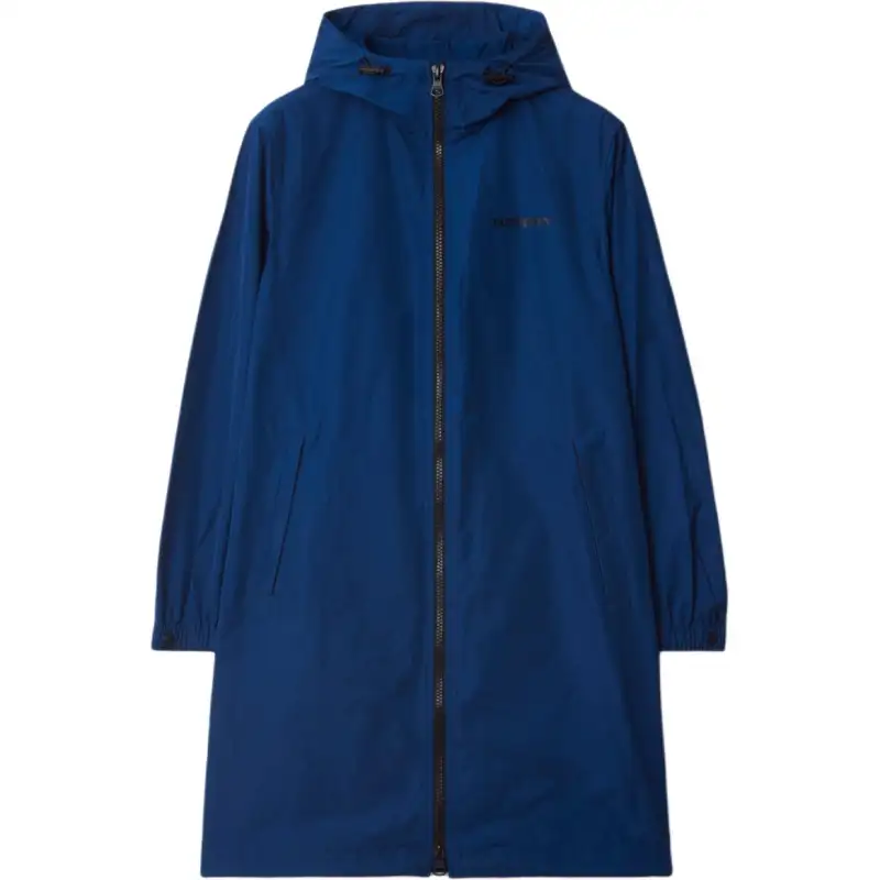 Burberry Parka Coat Men's Dark Blue