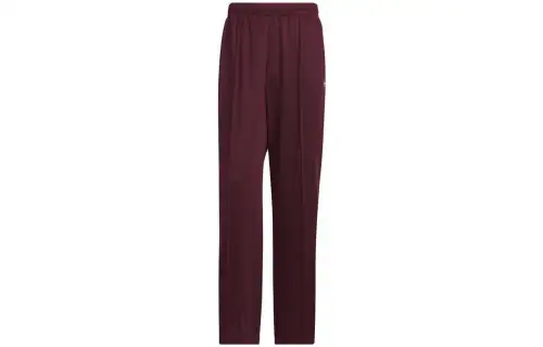 Adidas Originals Casual Pants Unisex Red Moderate Straight Fit Pants