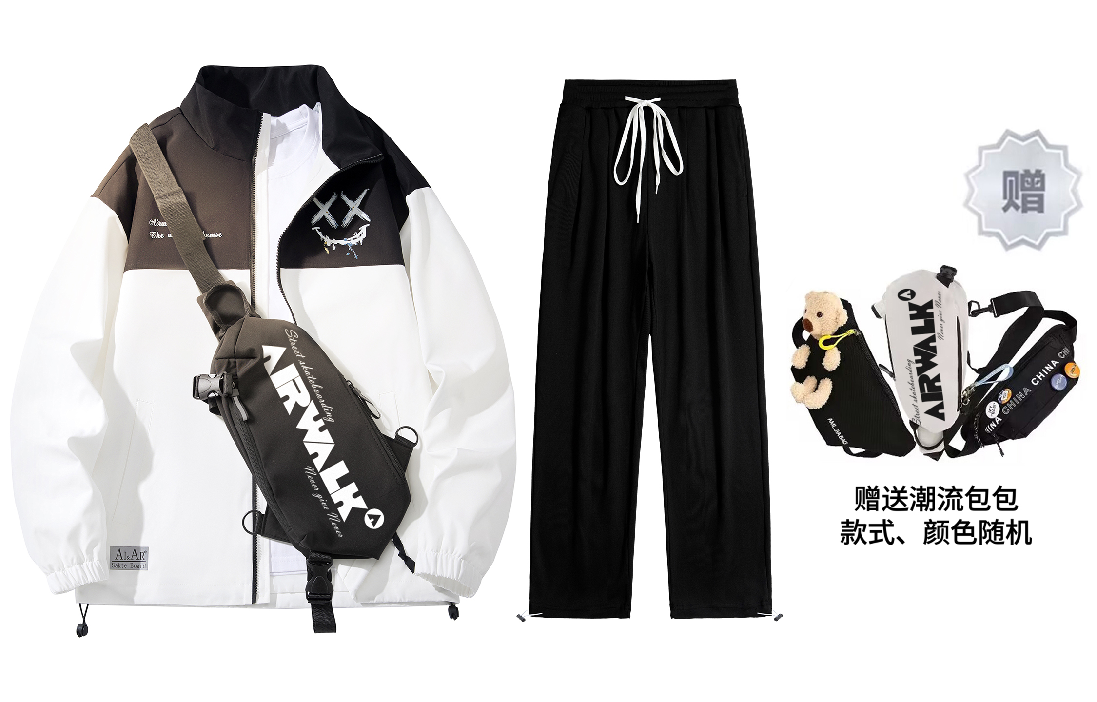Airwalk Casual Sportswear Unisex Lapel Moderate