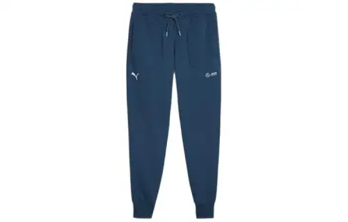 PUMA Casual Pants Men's Blue Moderate Cuffed Pants