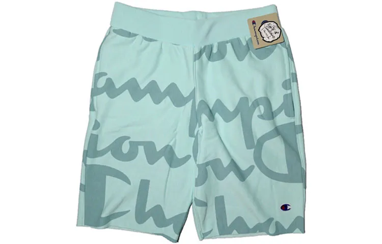 Champion Loose Fit Shorts US Version Unisex Mint Green Gift Recommendation