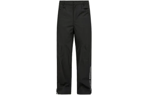 EVISU Casual Pants Men's Black Moderate Straight Fit Pants