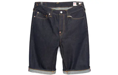 EVISU Denim Shorts Men's Denim Blue