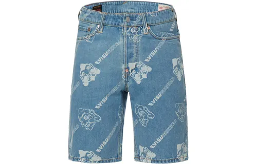 EVISU SS22 Shorts Men's Denim Blue