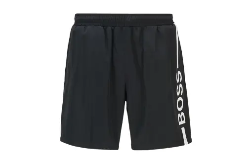 HUGO BOSS Casual Shorts Men's Black Moderate